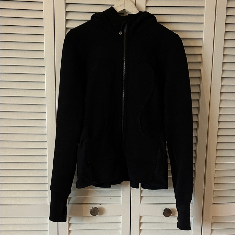 Black lululemon scuba hoodie special edition